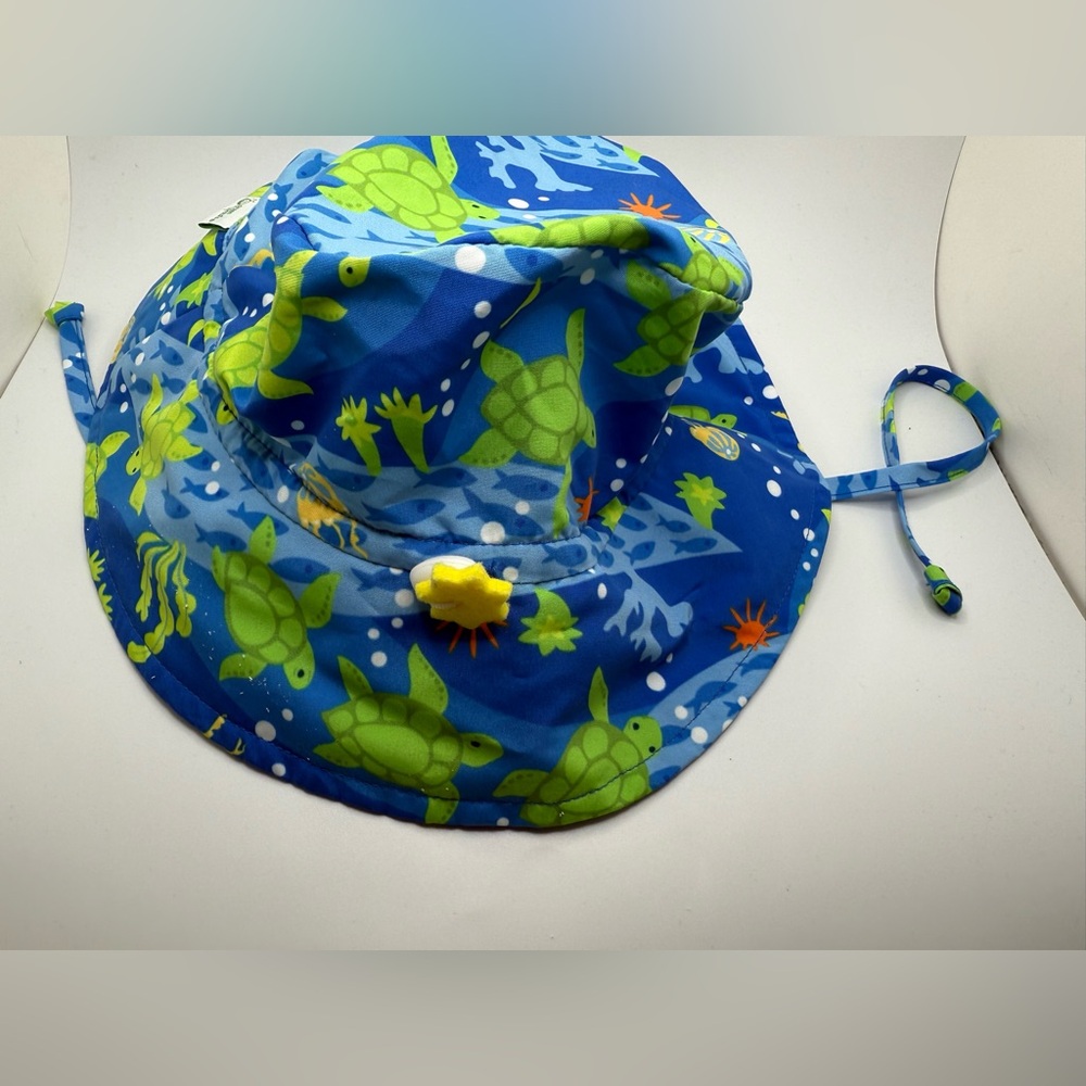 Green Sprout Bucket Sun Protection Hat 2T-4T toddler turtle sea ocean
